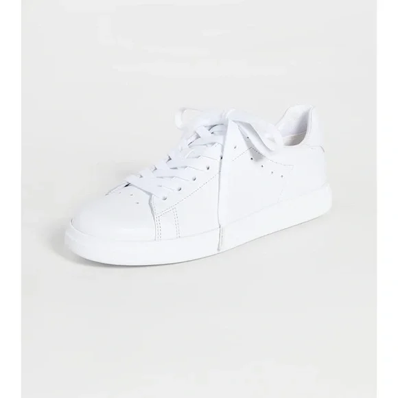 Tory Burch Classic Howell Court White Leather Tennis Shoes Size 8 - Picture 9 of 12